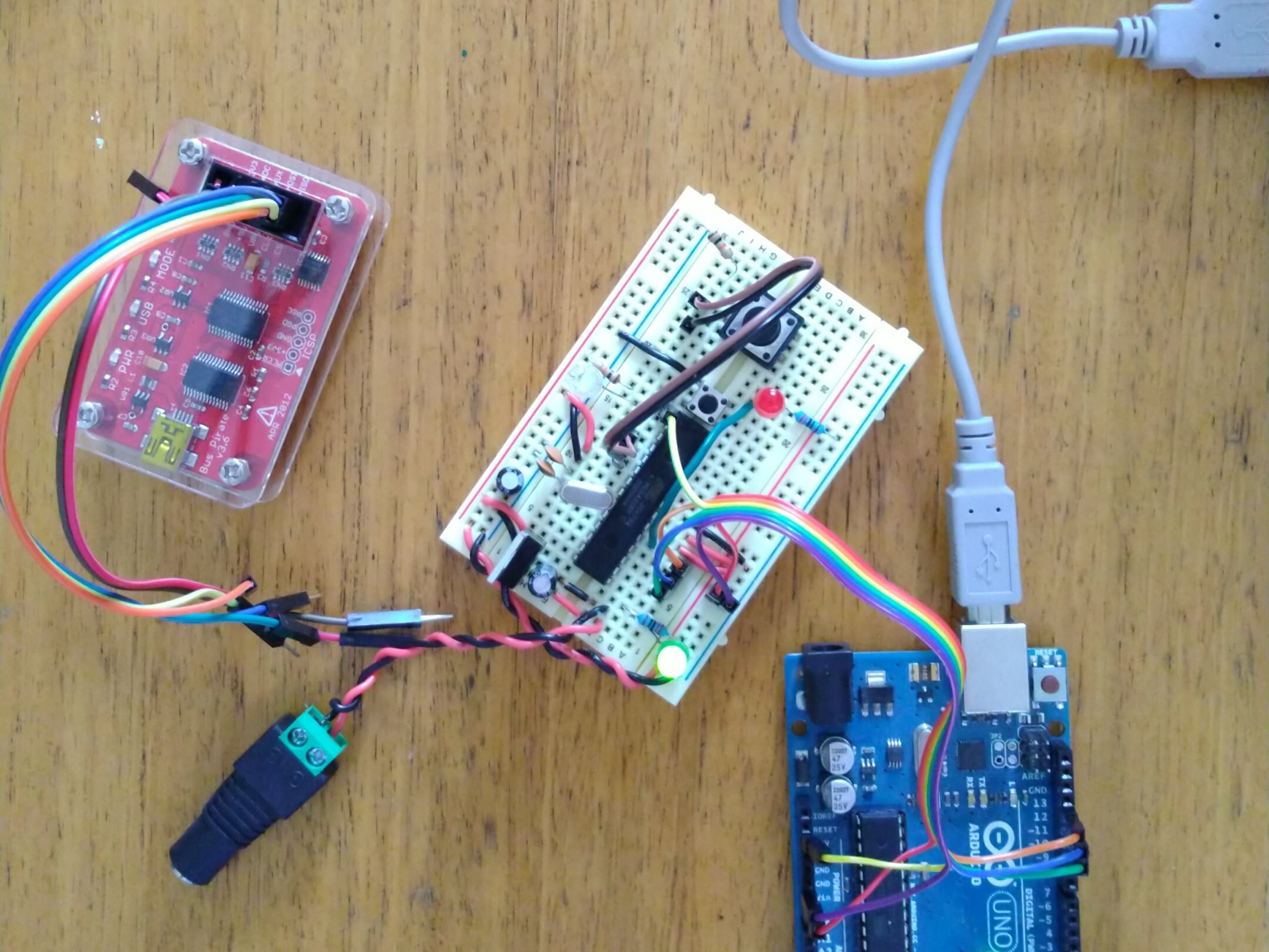 avr-on-breadboard